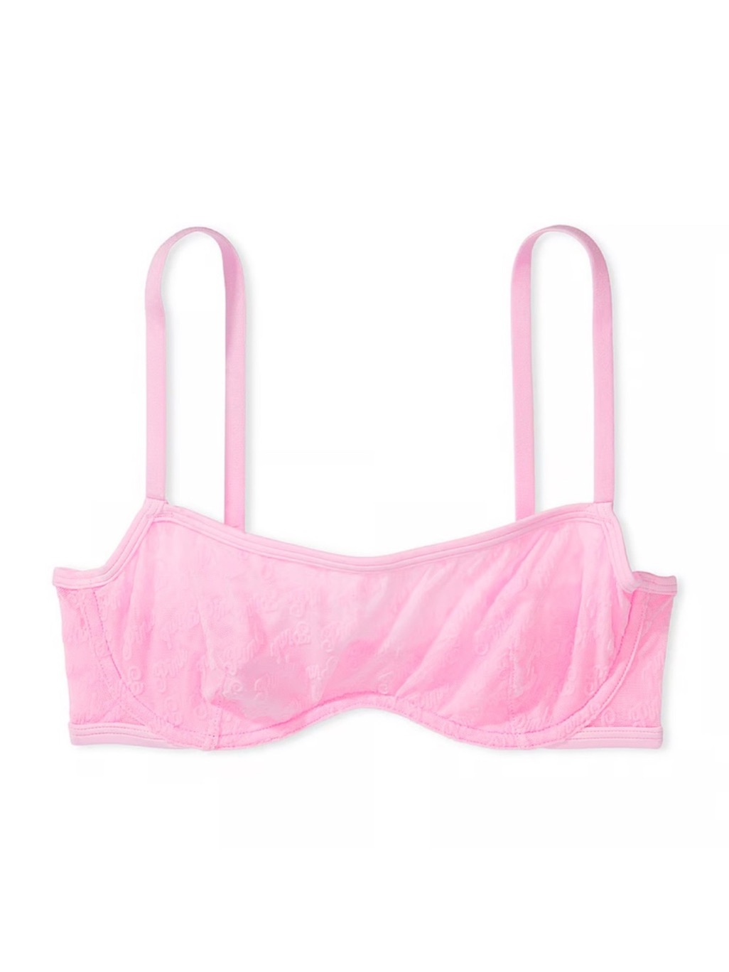 Vs Pink Scoop Bubble Bra
